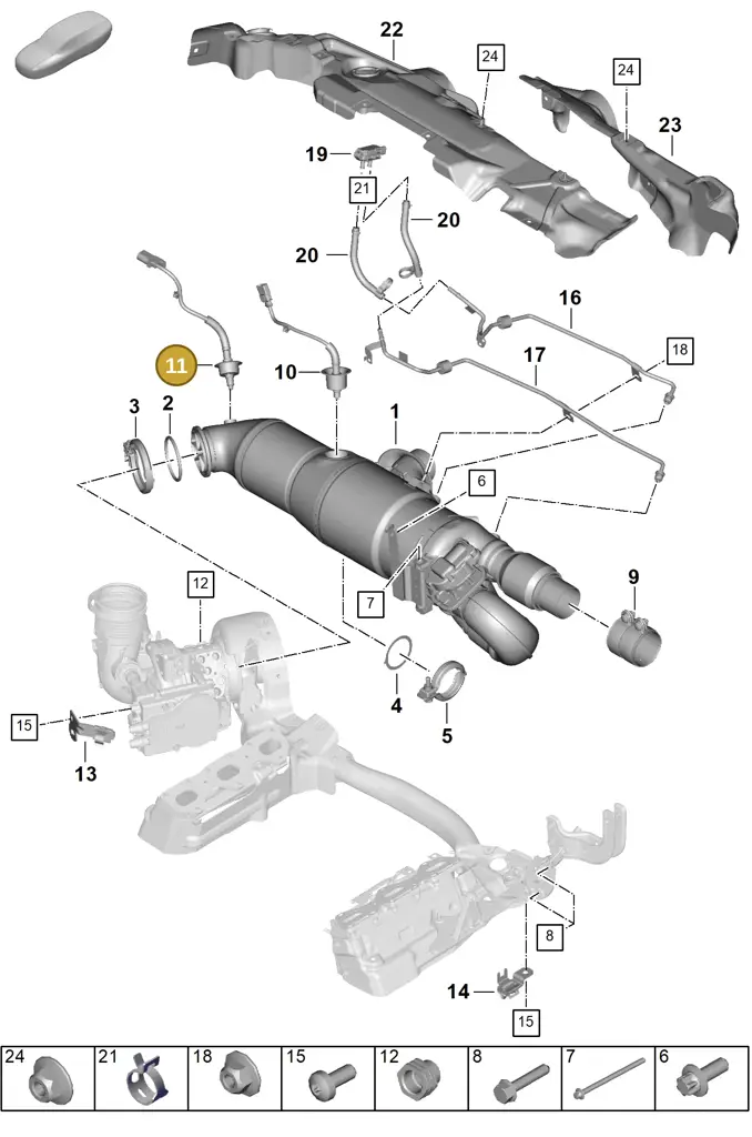 0PD906262 — Porsche 911 (2024-2025) diagram p63202210, position 11