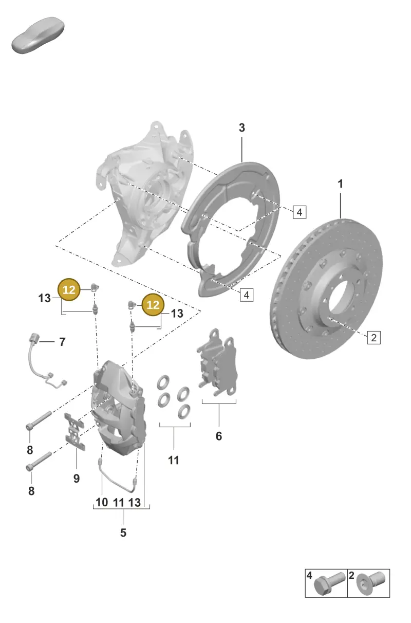 211611483 — Porsche 992 Carrera Coupe (2024-) diagram p53603010, position 12