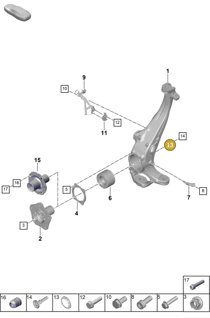 298407475 — Porsche Panamera (2023-2025) diagram p62401020, position 13