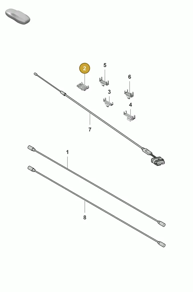 298937545 — Porsche Panamera (2020-2023) diagram p58911020, position 2