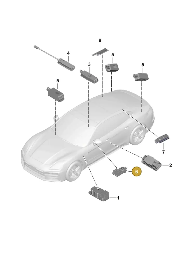 298947101A — Porsche Panamera (2023-2025) diagram p62905200, position 6
