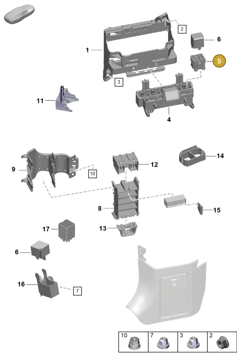 443937527 — Porsche Boxster Spyder (2019-) diagram p54902000, position 5