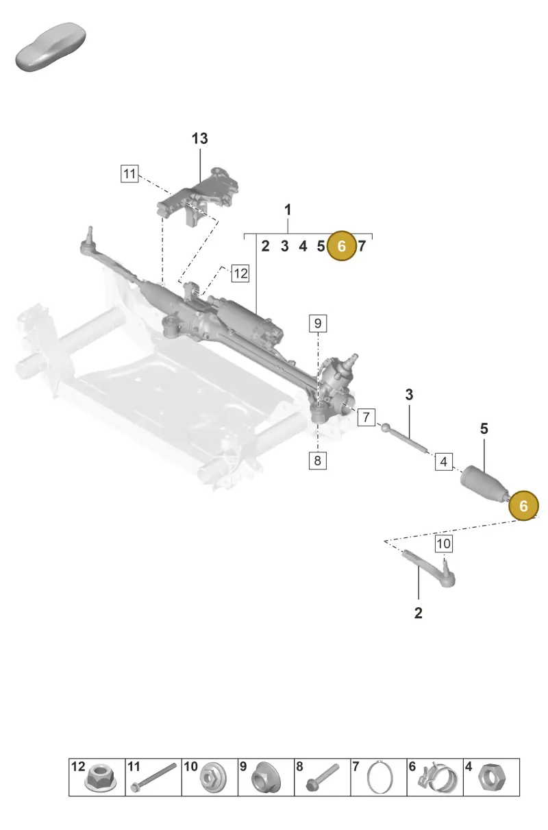4G0423875 — Porsche Taycan Sport Turismo (2023-) diagram p56403000, position 6