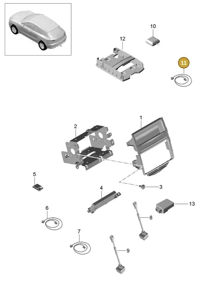 5C5035320D — Porsche Macan GTS (2013-2018) diagram p44911001, position 11