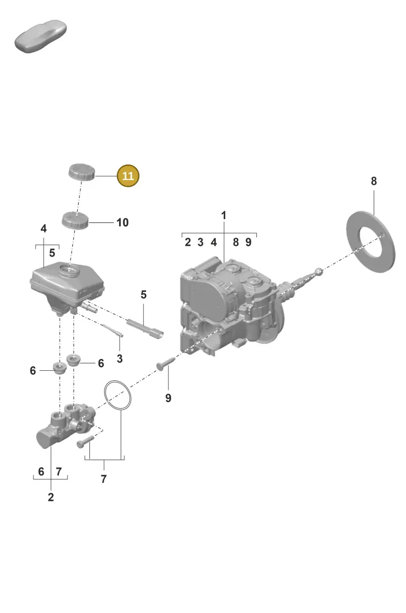 5Q0611349A — Porsche Panamera 4 Hybrid (2020-2023) diagram p58000002, position 11