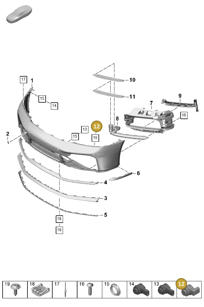 5Q0919275C — Porsche 992 Carrera Coupe (2024-) diagram p63802000, position 12