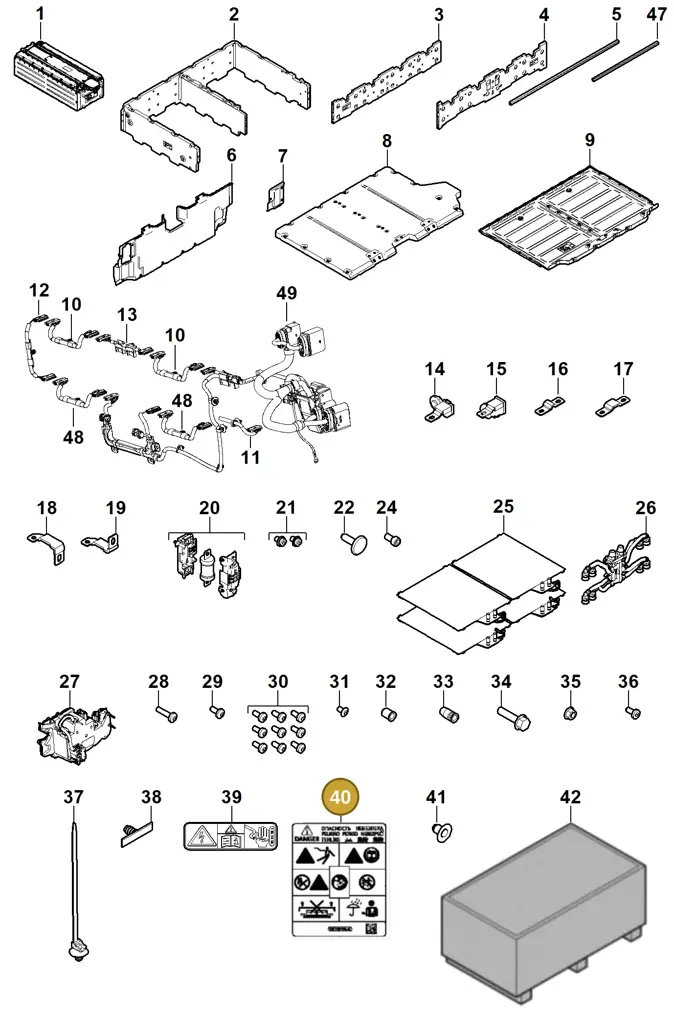 7PP010849L — Porsche Cayenne (2010-2018) diagram p35901046, position 40
