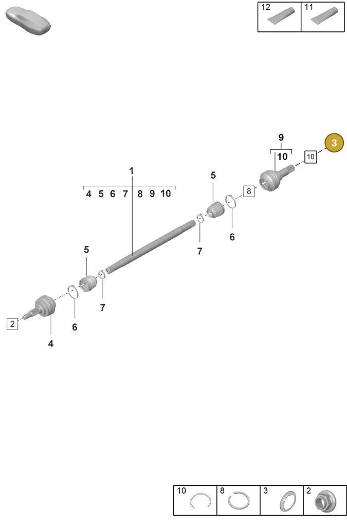 7PP501811 — Porsche Panamera (2023-) diagram p58501100, position 3