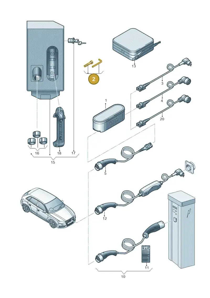 7PP919839 — Audi A3 Sportback (2012-2016) diagram 745971600, position 2