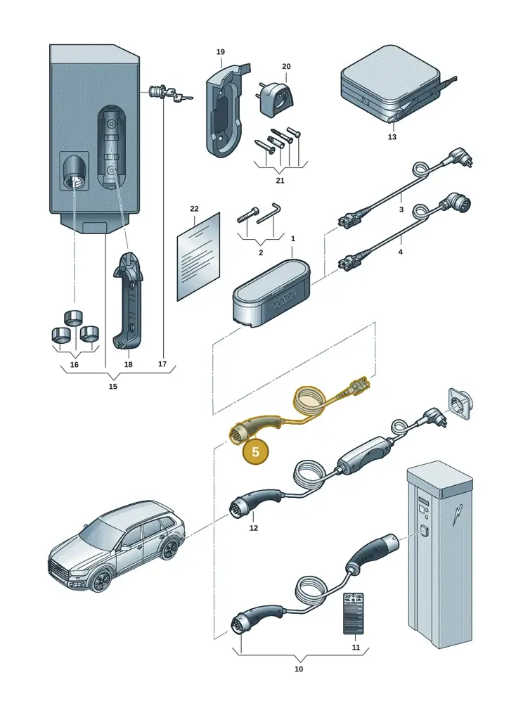 7PP971676BH — Audi Q7 (2015-2025) diagram 859970001, position 5