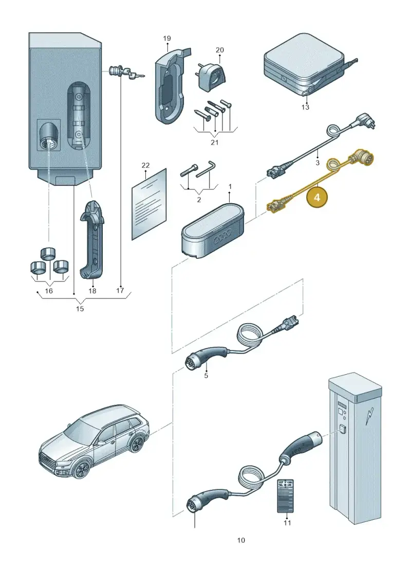 7PP971678AG — Audi A6 1.8 (2015-2019) diagram 859970000, position 4
