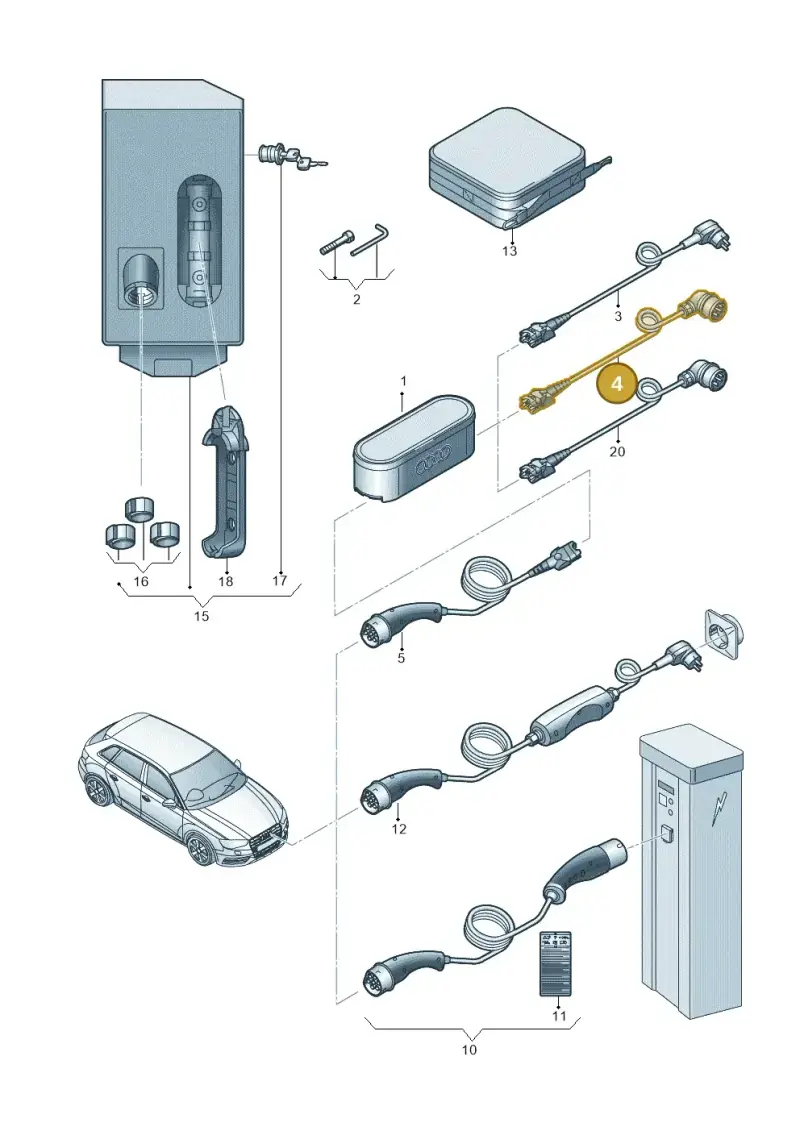 7PP971678AK — Audi A3 Sportback (2012-2016) diagram 745971600, position 4