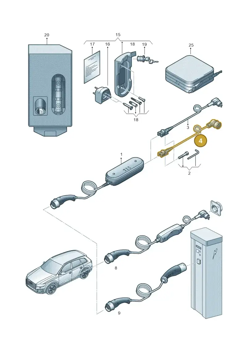 7PP971678CR — Audi Q4 Sportback (2021-2025) diagram 586970000, position 4