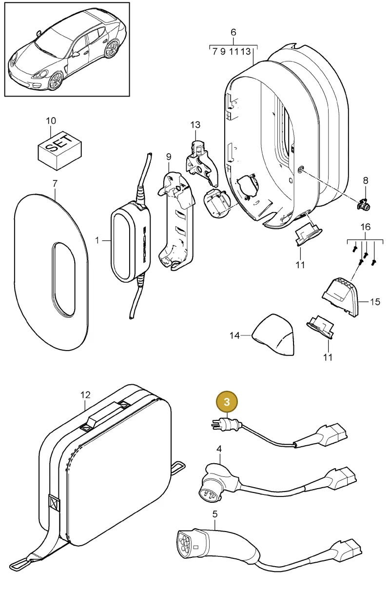 7PP971678E — Porsche Panamera (2009-2016) diagram p35901050, position 3