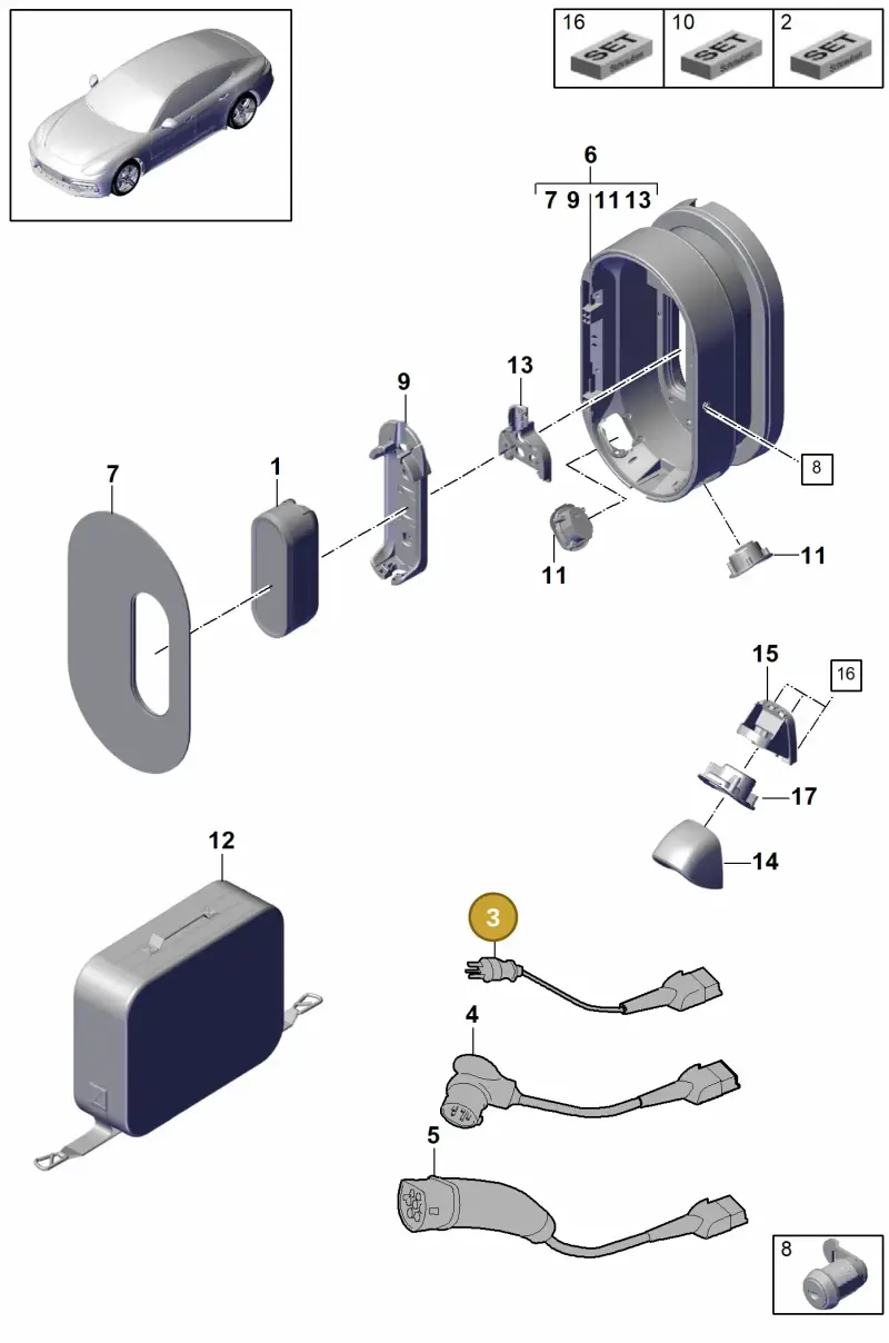 7PP971678E — Porsche Panamera (2016-2020) diagram p49901050, position 3