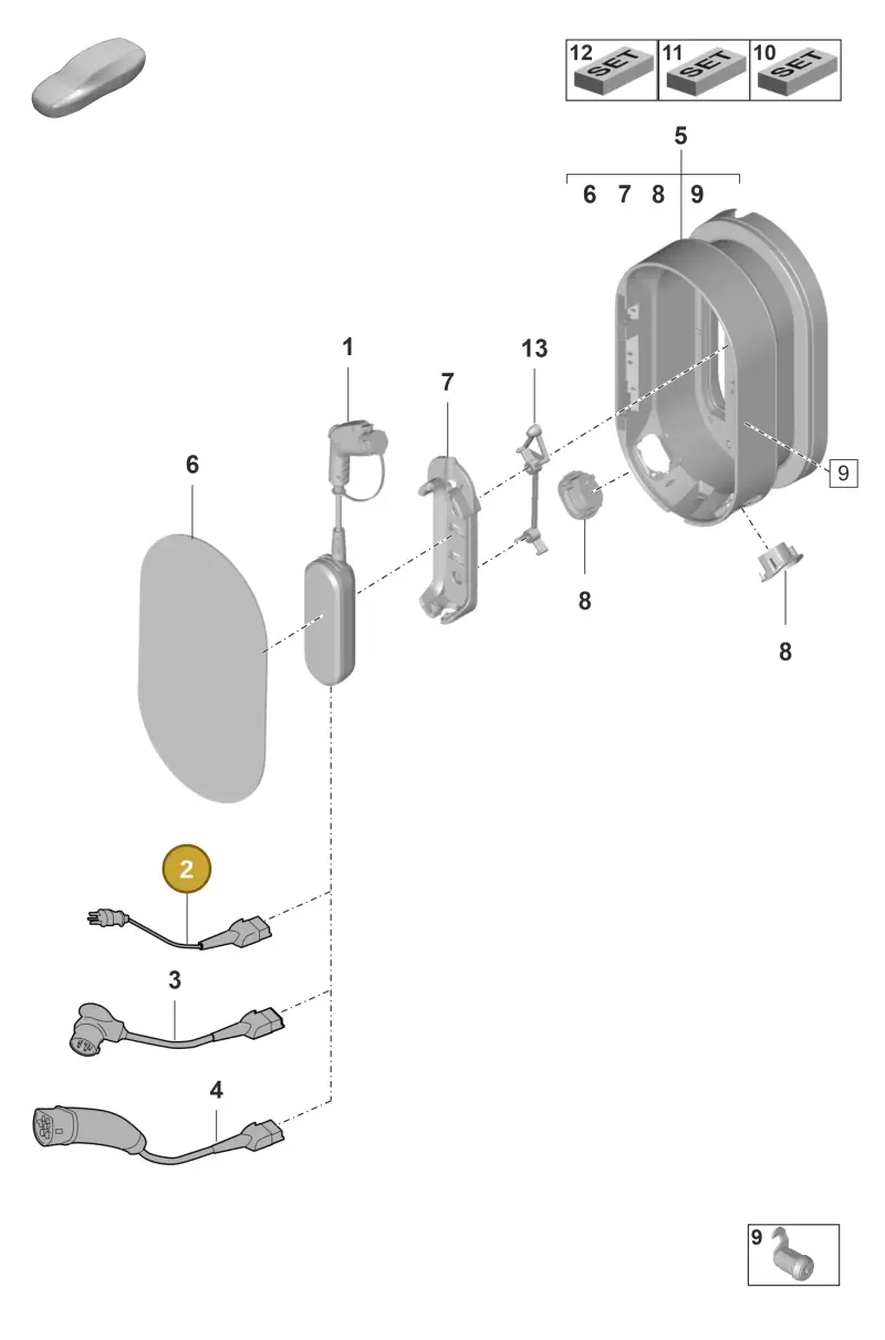 7PP971678GP — Porsche Panamera (2020-2023) diagram p58901050, position 2