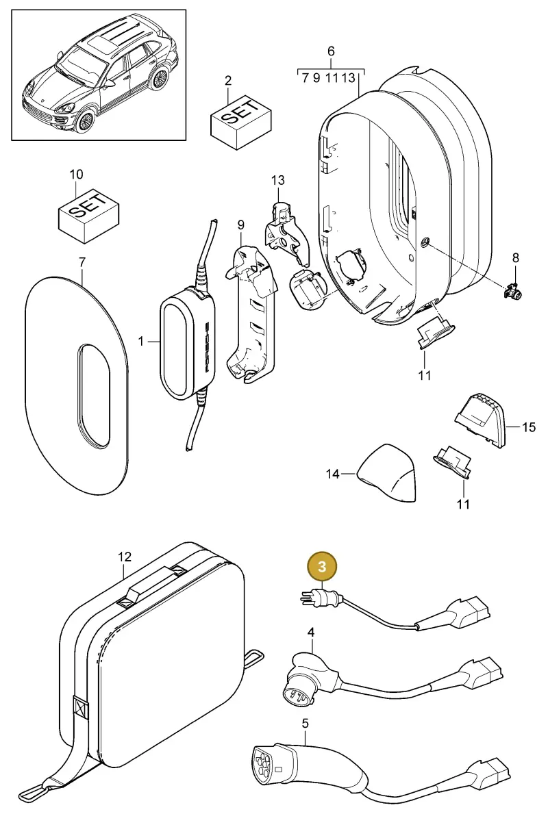 7PP971678P — Porsche Cayenne (2010-2018) diagram p37901055, position 3