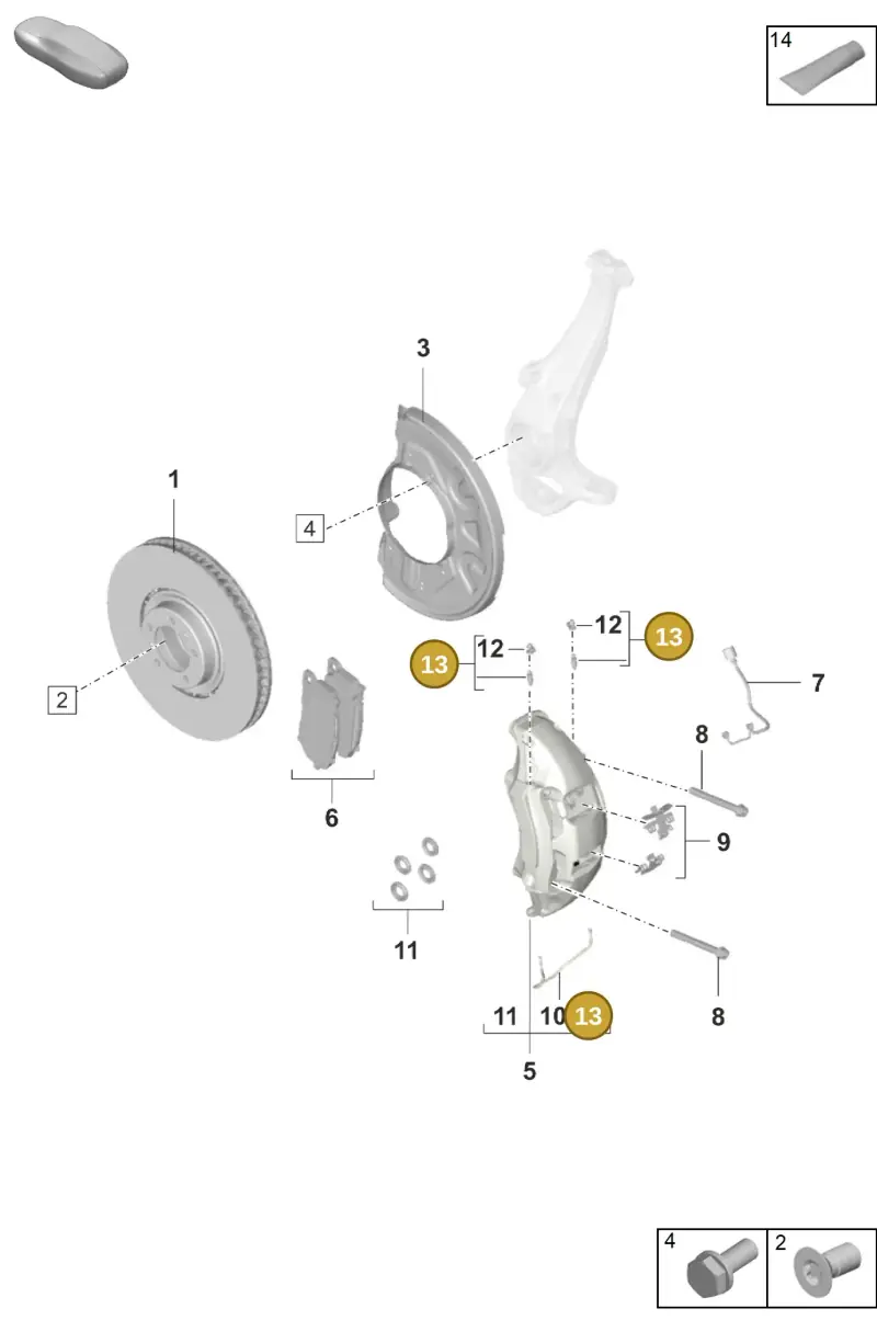8A0615273 — Porsche Taycan Sport Turismo (2023-) diagram p56602015, position 13