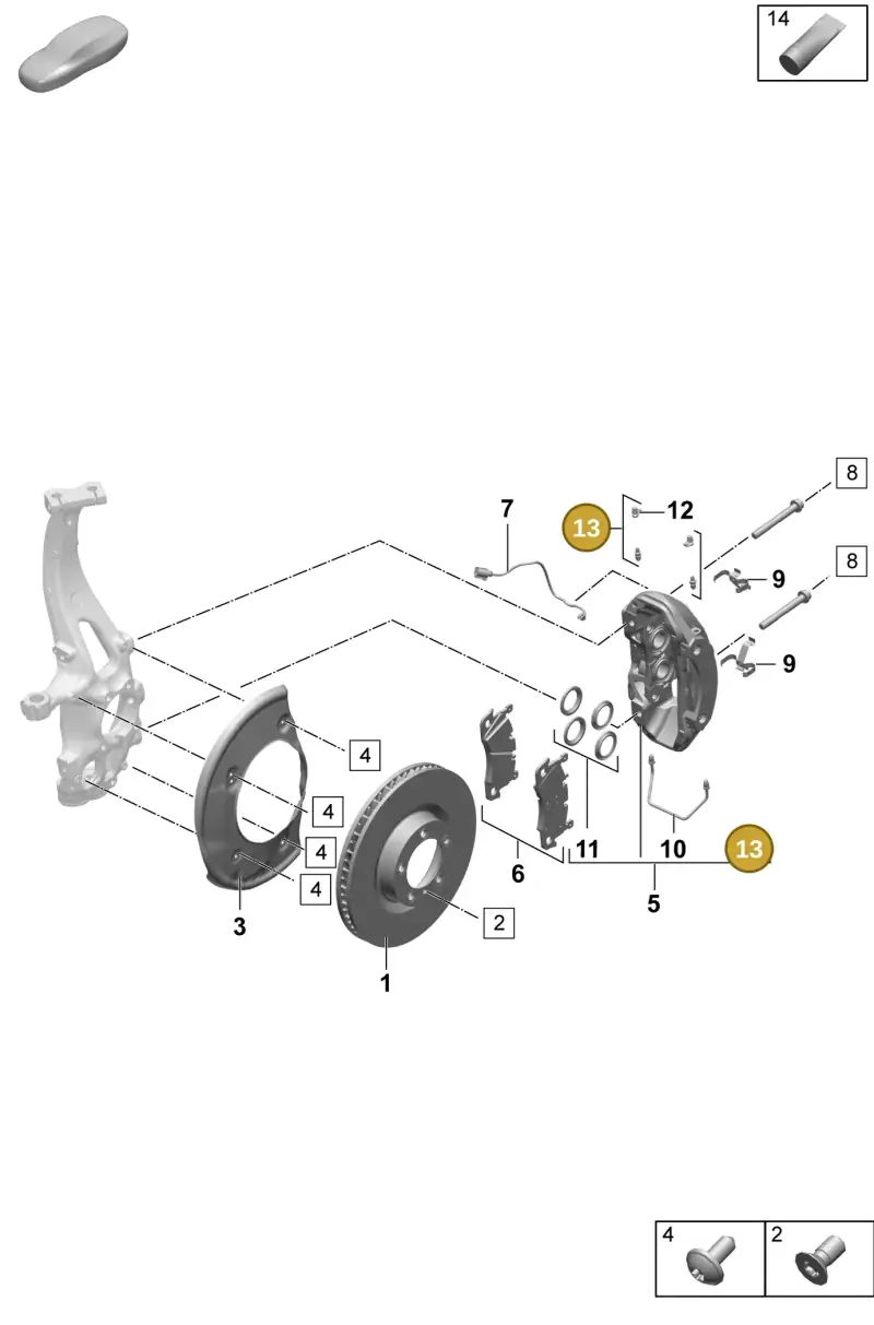 8A0615273 — Porsche Macan 4 (2024-) diagram p61602000, position 13