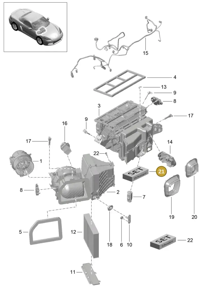 8K0820261 — Porsche Boxster (2016-) diagram p48813010, position 21