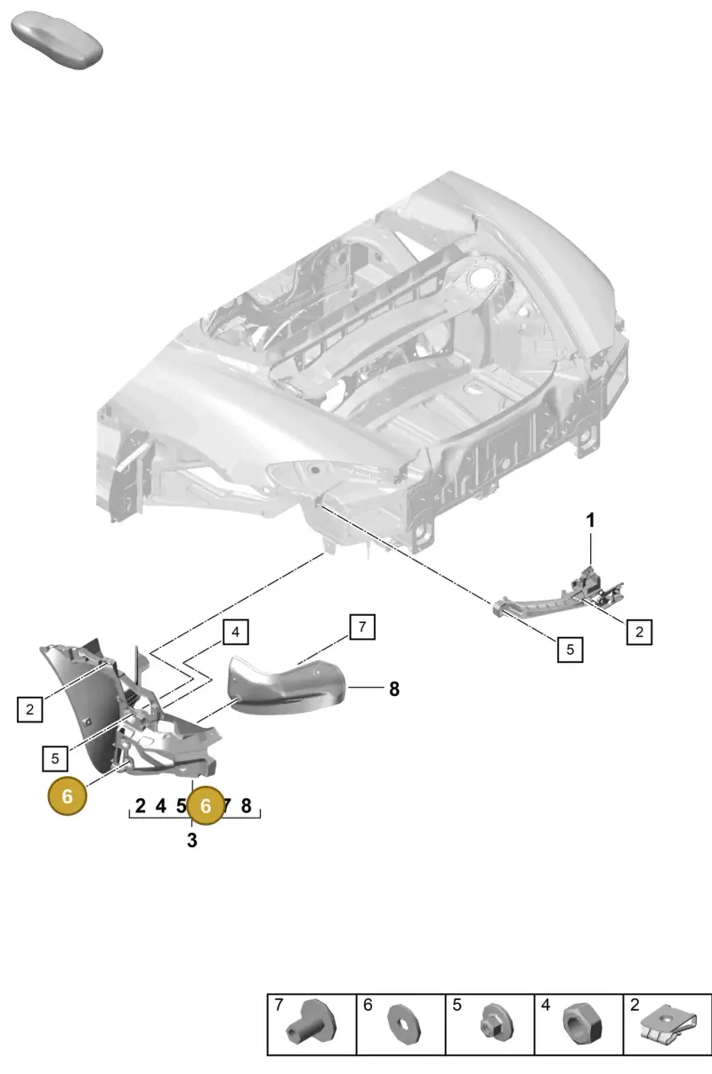 90015100603 — Porsche Boxster Spyder (2019-) diagram p54802600, position 6