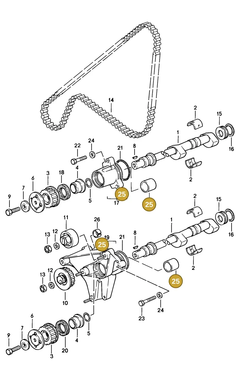 94410112502 — Porsche 944 Coupe (1981-1985) diagram p05103015, position 25