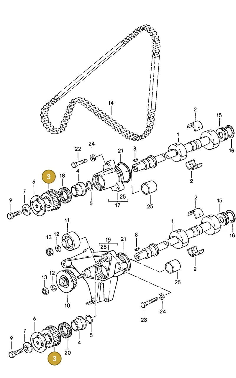 94410220504 — Porsche 944 Coupe (1984-1988) diagram p08103015, position 3