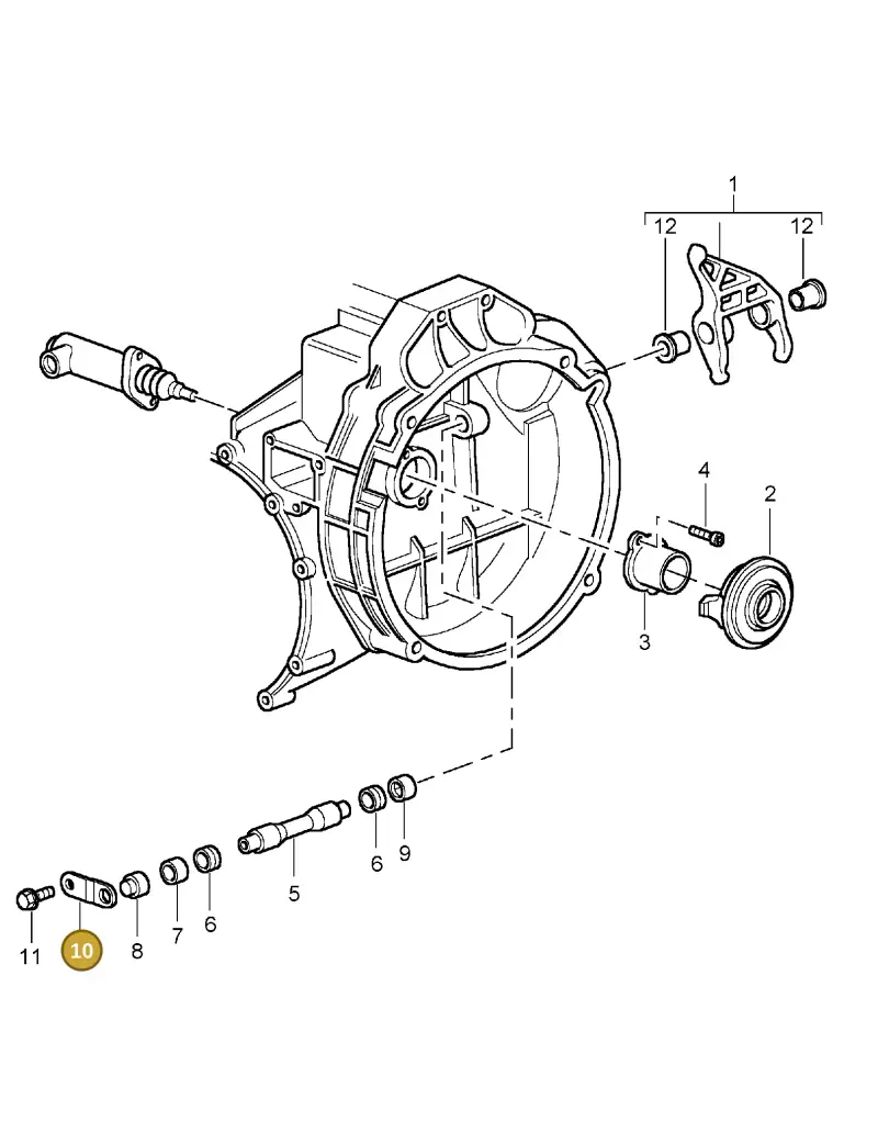 95011671302 — Porsche GT3 RS (1998-2005) diagram p22301005, position 10