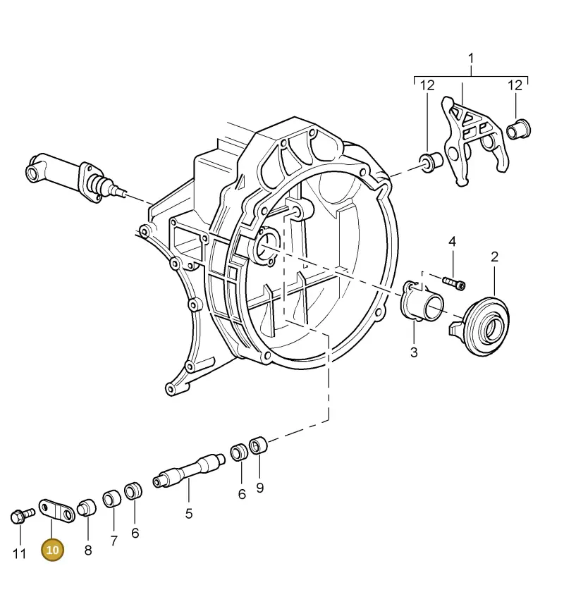 95011671302 — Porsche GT3 RS (2006-2011) diagram p29301005, position 10