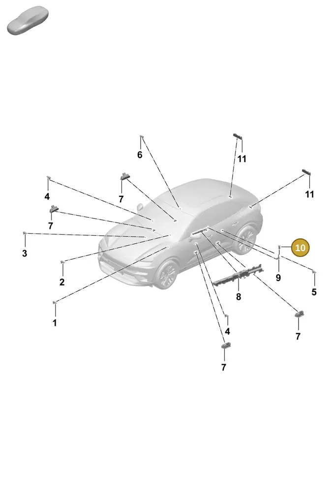 95863224201BQ0 — Porsche Macan 4 (2024-) diagram p61905100, position 10