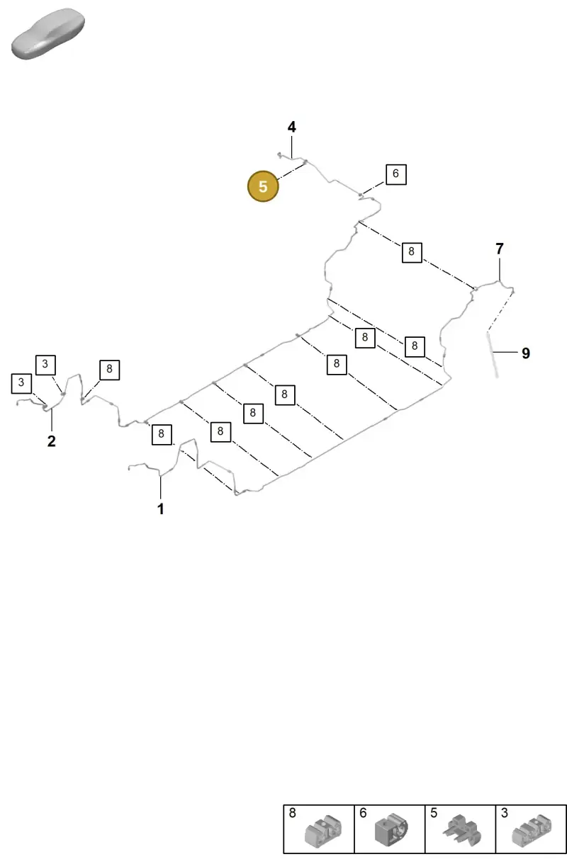 95B611797 — Porsche Panamera (2023-) diagram p62604150, position 5
