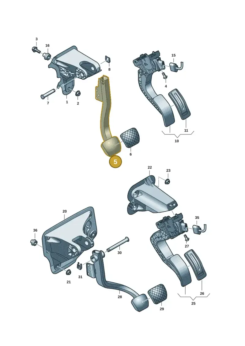 95C723145 — Audi Q6 e-tron (2023-2025) diagram f5s723250, position 5