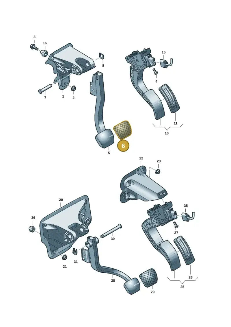 95C723173 — Audi Q6 e-tron (2023-2025) diagram f5s723250, position 6+29