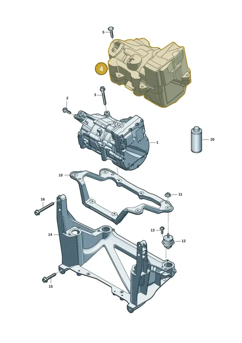 95C810296A — Audi Q6 e-tron (2023-2025) diagram f5s260300, position 4