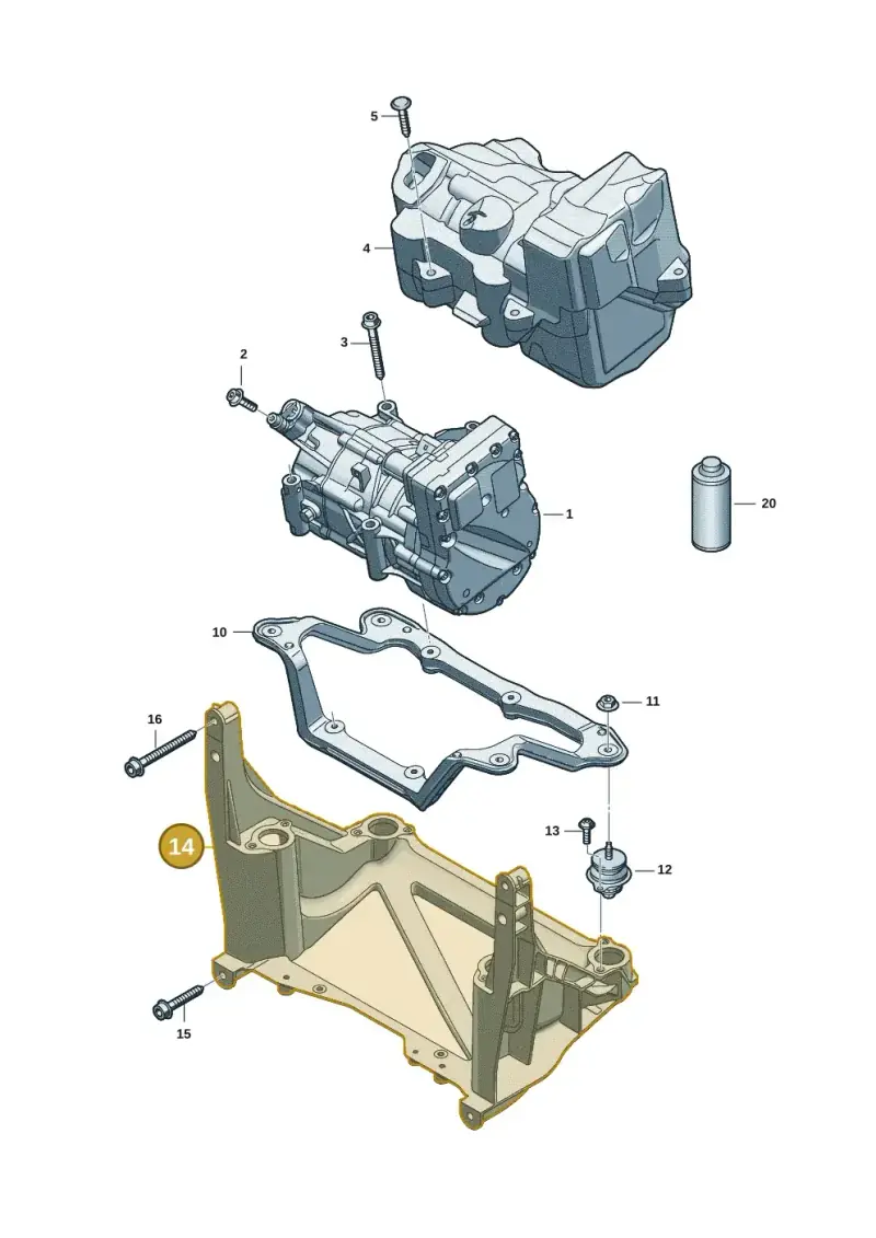 95C816766D — Audi Q6 e-tron (2023-2025) diagram f5s260300, position 14