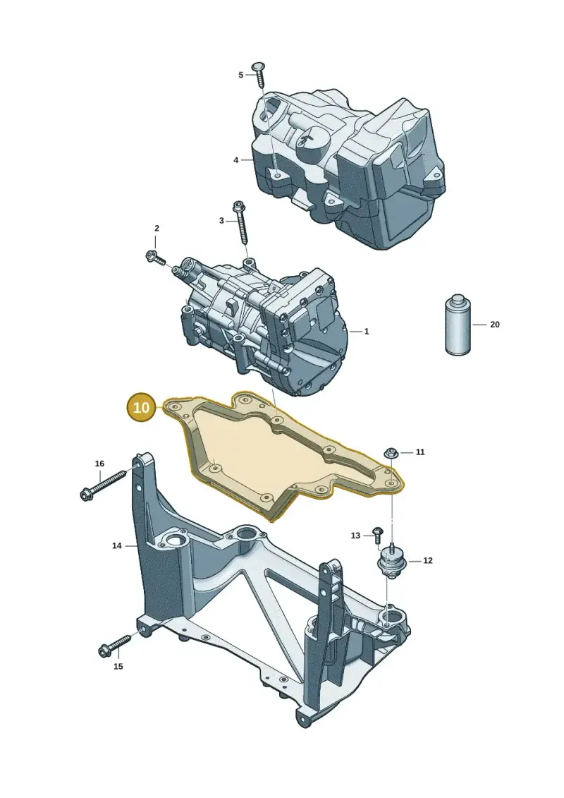 95C816770A — Audi Q6 e-tron (2023-2025) diagram f5s260300, position 10