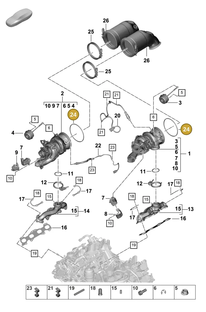 971253115B — Porsche Panamera (2020-2023) diagram p58202000, position 24