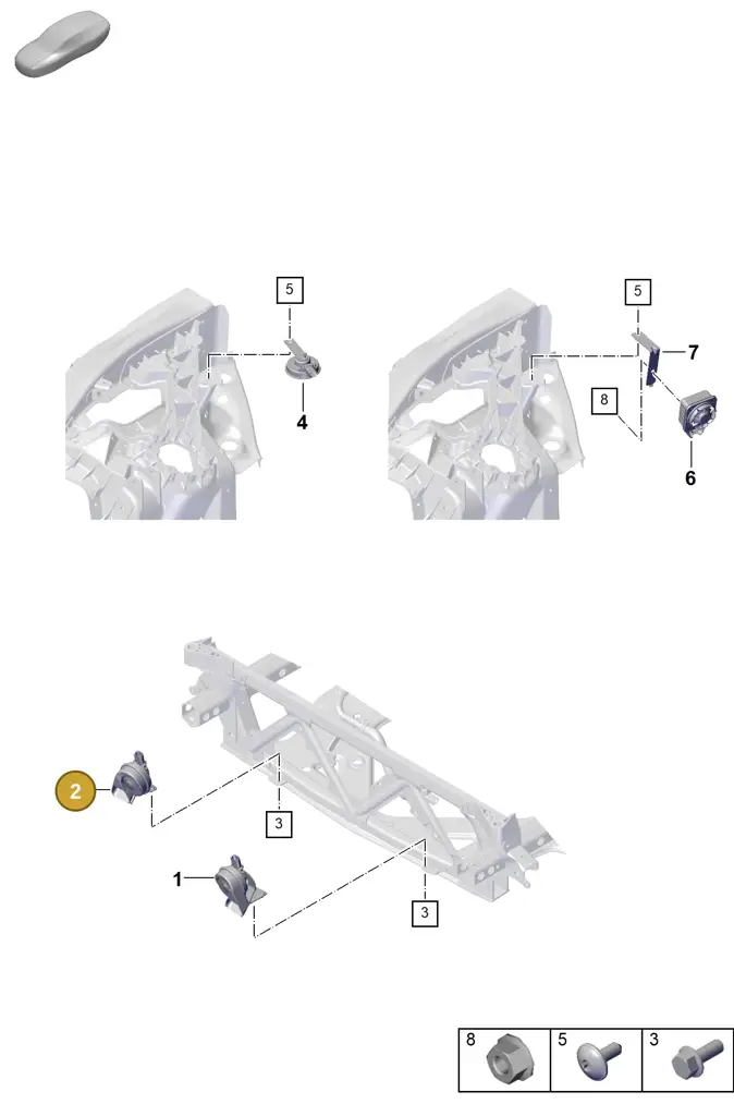 971951212B — Porsche Panamera (2023-2025) diagram p62905000, position 2