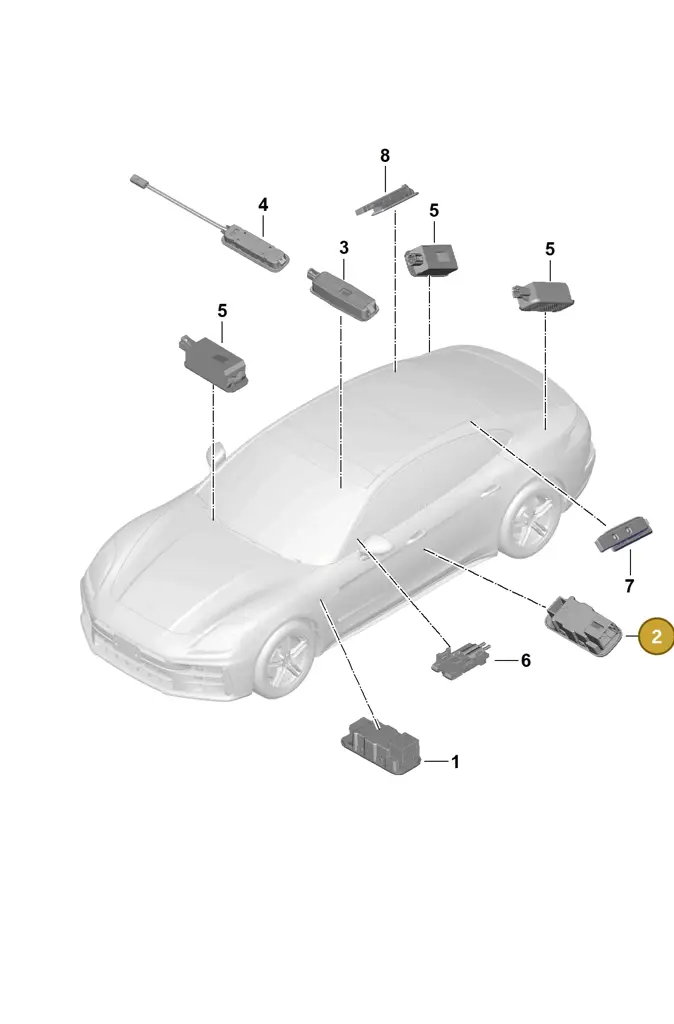 976947415B — Porsche Panamera (2023-2025) diagram p62905200, position 2