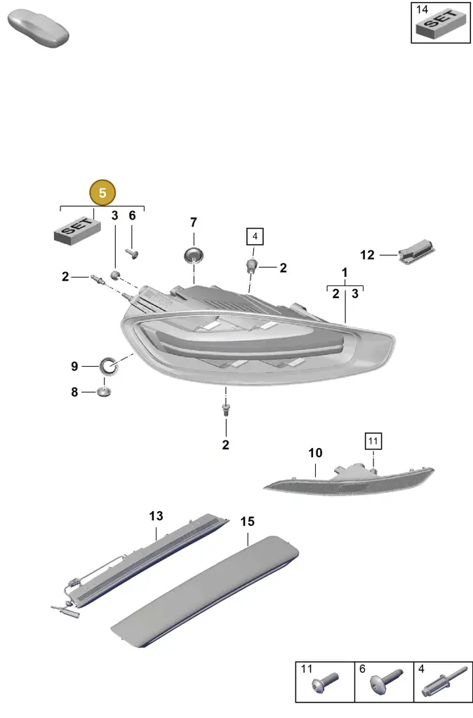 982998021 — Porsche Boxster Spyder (2019-2020) diagram p54905050, position 5
