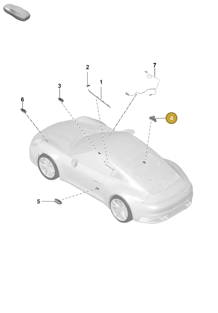 992947411 — Porsche 911 (2024-2025) diagram p53903040, position 4
