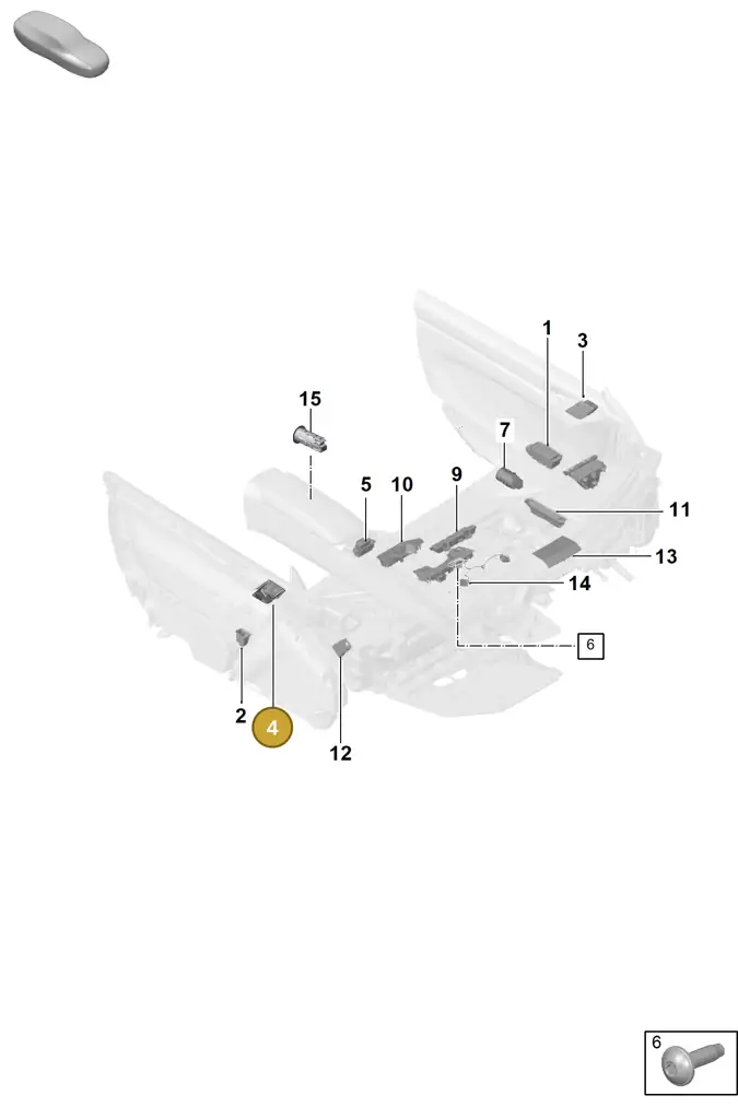 992962128AE6N3 — Porsche 911 (2024-2025) diagram p63905400, position 4