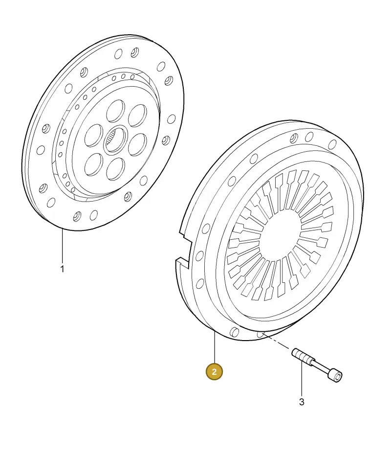 99611602752 — Porsche Turbo (2006-2009) diagram p30301000, position 2
