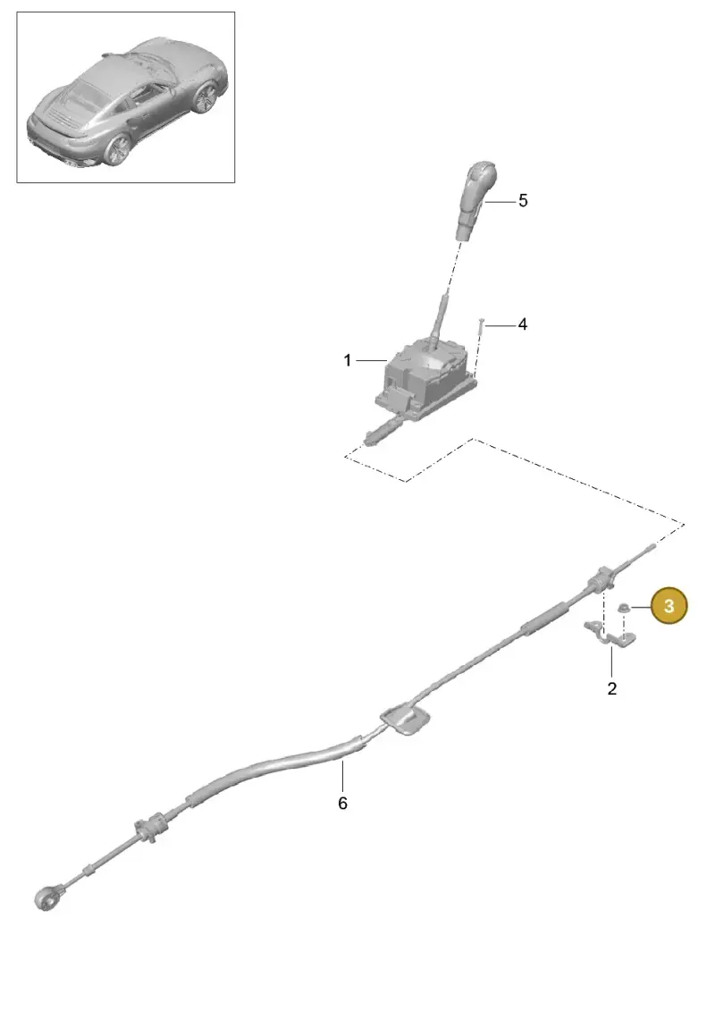 99908462901 — Porsche GT2 RS Clubsport (2013-2020) diagram p42701000, position 3