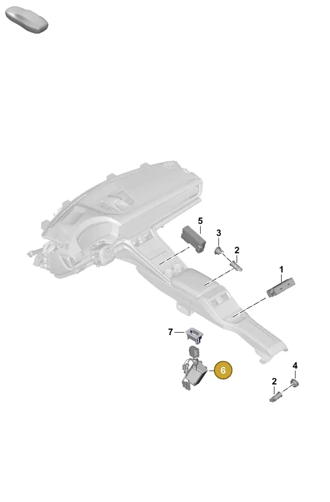 9A790715511 — Porsche Panamera (2023-2025) diagram p62905700, position 6