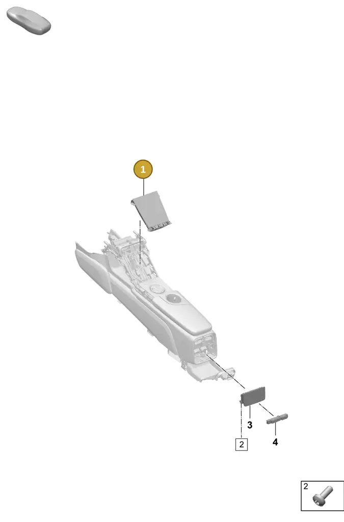 9J1919610AC — Porsche Taycan Sport Turismo (2023-2025) diagram p64905300, position 1