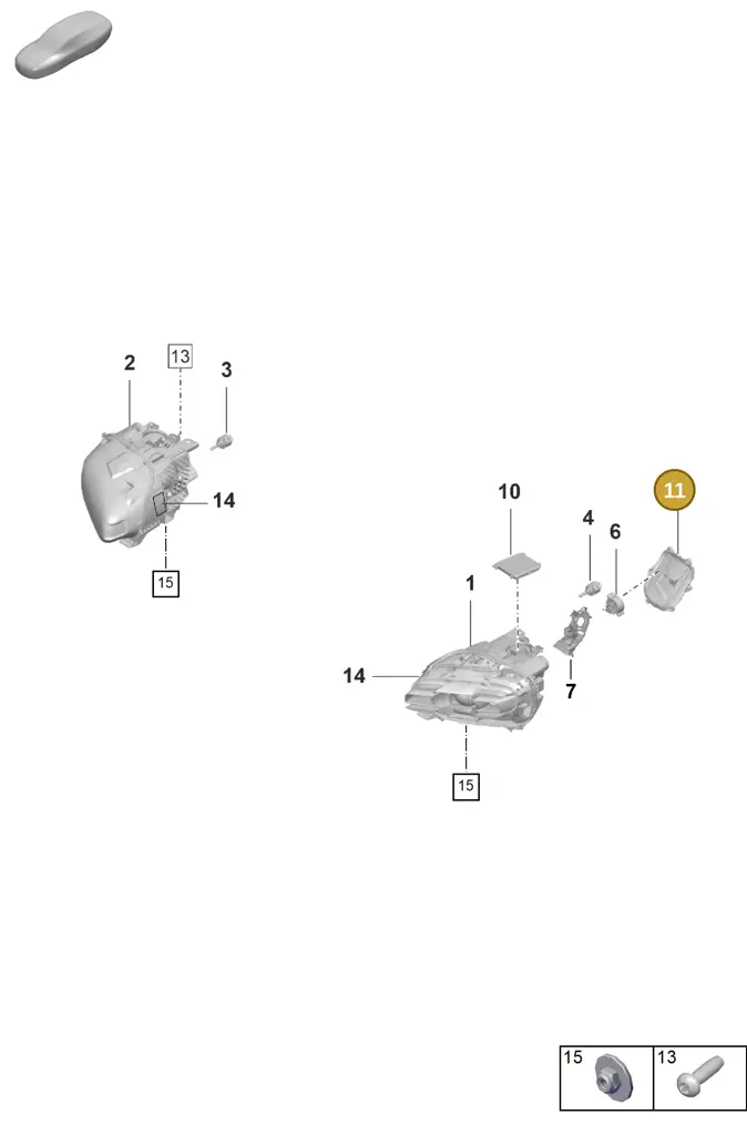 9J1941810 — Porsche Taycan Sport Turismo (2019-2024) diagram p56905010, position 11