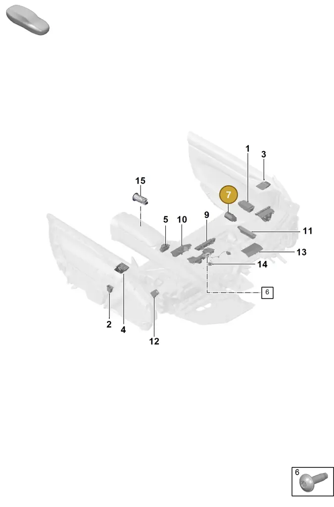 9Y09058656N3 — Porsche 911 (2024-2025) diagram p63905400, position 7