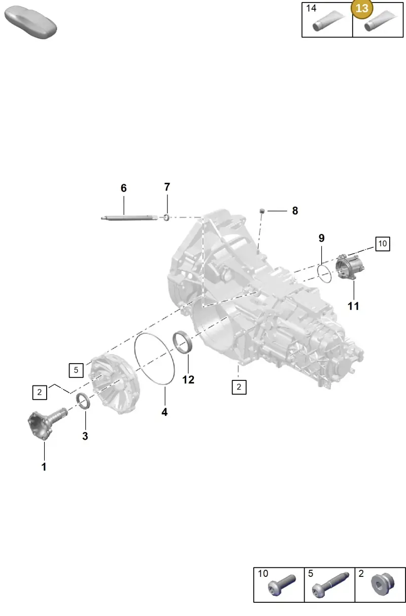 G052128A1 — Porsche Boxster Spyder (2019-) diagram p54301150, position 13