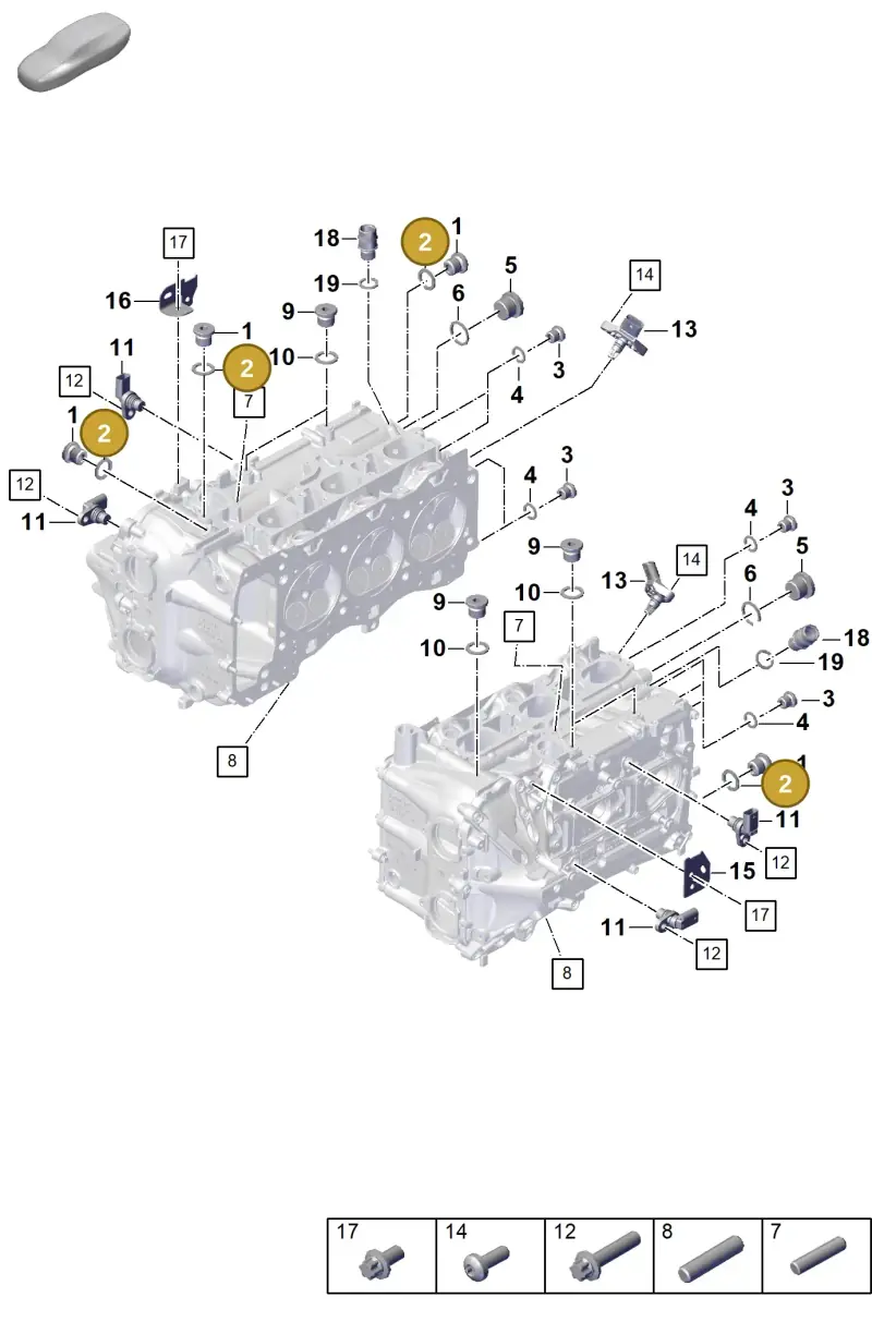 N0138495 — Porsche GT3 RS (2021-) diagram p59103020, position 2